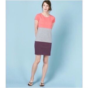 Boden Colorblock T-Shirt Dress